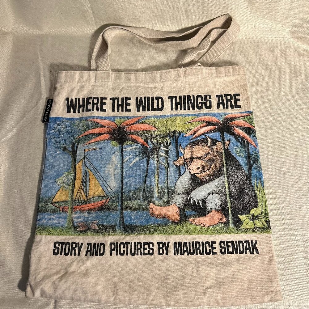 📚🌿 Where the Wild Things Are Tote Bag – Vintage Classic 🌿📚